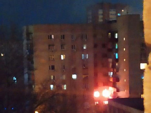 Минувшей ночью в Ростове горел жилой дом
