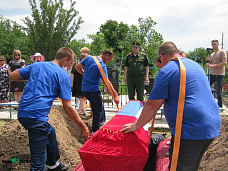 В Константиновском районе перезахоронили останки десятков красноармейцев