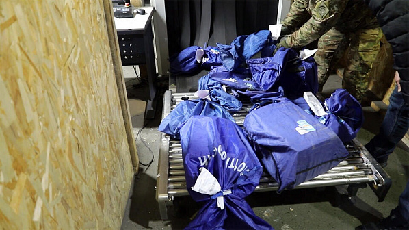 Смертоносный груз обнаружен чекистами. Источник фото: ЦОС ФСБ.