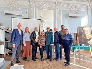 Фронтовой художник Юрий Сивачев передал землякам эстафету памяти