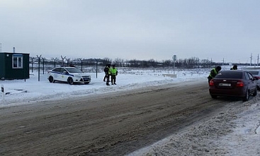 В районе хутора Гусев Чертковского района погрануправление ФСБ России установило пограничный пункт