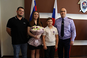 Школьник из Волгодонска Дмитрий Русаков награжден медалью Следкома России «За высокую гражданственность»