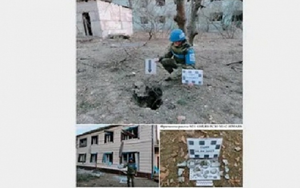 Последствия обстрела больницы в Новоайдаре (ЛНР). Источник фото: телеграм-канал В. Водолацкого.