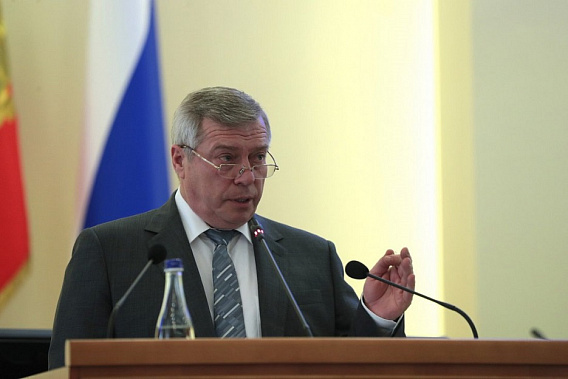Губернатор Ростовской области выступит с отчетом перед Законодательным собранием региона