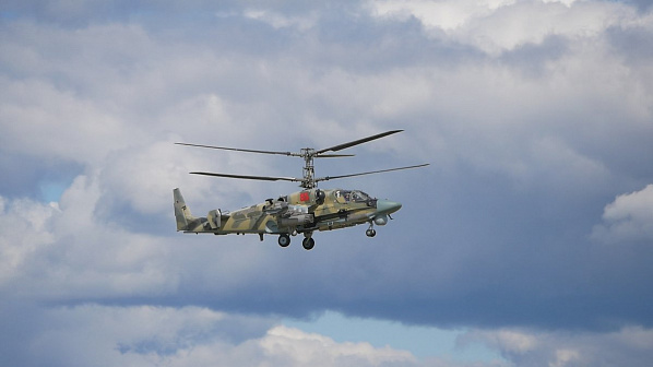 В ЮВО поставили новые вертолеты КА-52