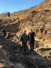 В Миллерово нашли массовое захоронение расстрелянных фашистами мирных граждан