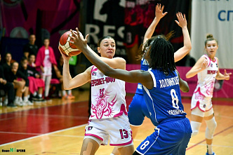 Баскетболистки БК «Пересвет-ЮФУ» на своей площадке обыграли новосибирское «Динамо»