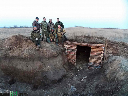 Ямальские и донские поисковики восстановили блиндаж.