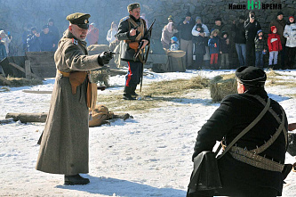 В Неклиновском районе провели реконструкцию боев Гражданской войны на Дону