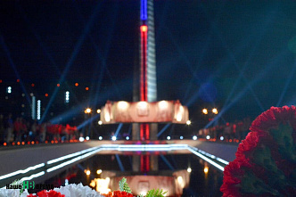 В Ростове-на-Дону в небе зажглись «Лучи Победы»