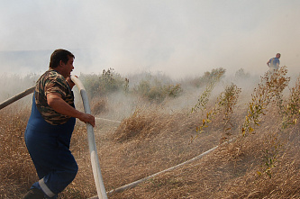 Как тушили Чистополье 