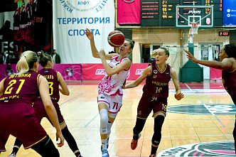 Первый в году матч БК «Пересвет-ЮФУ» завершился не в пользу ростовчанок