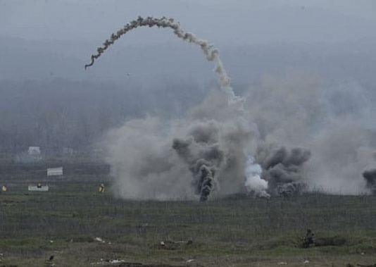 ЮВО зимой: полигоны расчищены, новые мишенные комплексы готовы