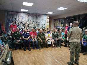 Презентовали выставку, посвящённую военной истории и СВО