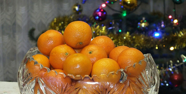 Сколько мандаринов можно съесть за новогодним  столом?