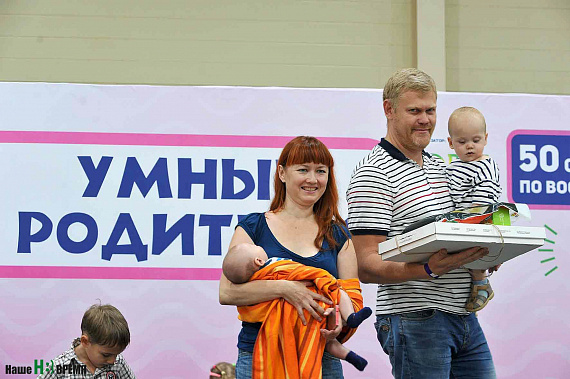 Победители квиз-викторины на фестивале «Умные родители» - команда «Капитошки». Они правильно ответили на 22 вопроса из 29.
