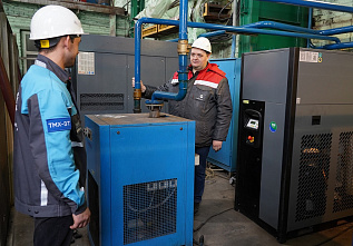 В «ТМХ-Электротех» запущен в работу новый компрессор