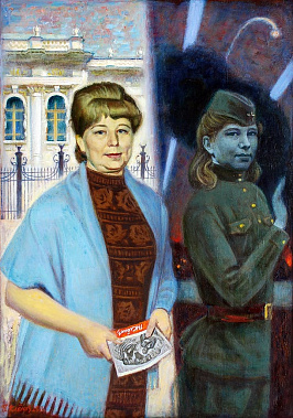Кленов В. М. Портрет директора музея Рудницкой Ю.Л. 2010-2011гг.