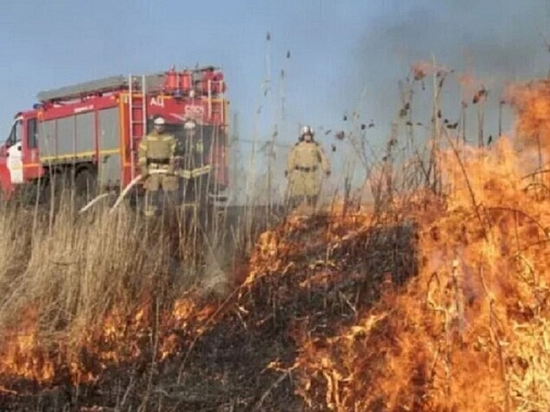 За минувшие сутки донские пожарные потушили свыше трех десятков очагов огня