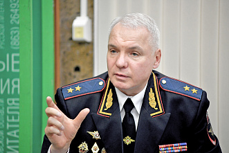 Начальник областного полицейского Главка генерал-лейтенант полиции Александр Речицкий встретился с журналистами