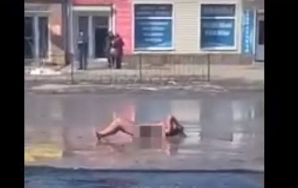Кадр видео из социальных сетей Таганрога