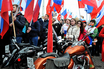В Ростове прошел митинг в честь воссоединения Крыма с Россией