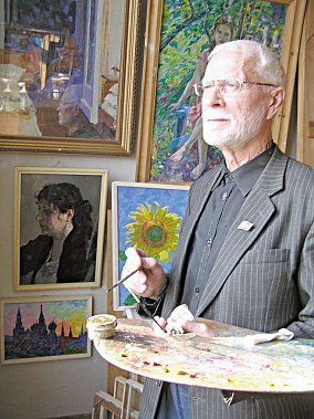 Борис СПОРЫХИН работал, пока был способен держать в руке кисть и карандаш.