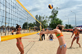 Ростов открыл серию всероссийских соревнований по пляжному волейболу
