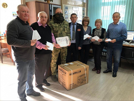 Ветераны Новочеркасска купили для наших солдат бензоагрегат