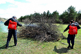 В области готовятся к лесным пожарам