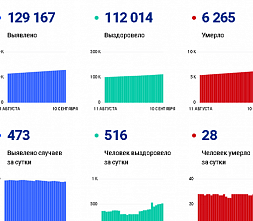 Коронавирус в Ростовской области: статистика на 10 сентября