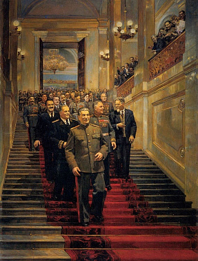 Так изобразил прием 24 мая 1945 года Дмитрий Налбандян