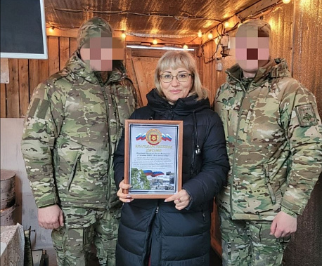 Ребята из Родионово-Несветайского района Масленицу проводили вместе с военными