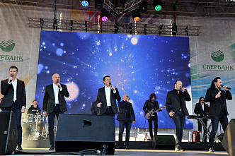 Хор Турецкого выступил на «Ростов Арене»