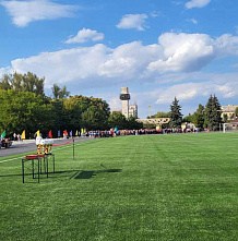 В Новочеркасске идет поэтапный ремонт стадиона «Ермак» 