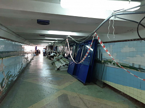 В Ростове в подземном переходе начали демонтировать ларьки