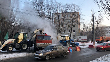 В Ростове ликвидировали порыв на теплотрассе на 2-й Краснодарской