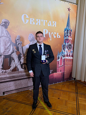 Российский Союз писателей наградил медалью "Святая Русь" нашего земляка  Данилу Хомякова