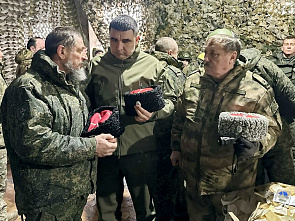   В казачий батальон «Ростов» («БАРС-18») доставили гуманитарную помощь