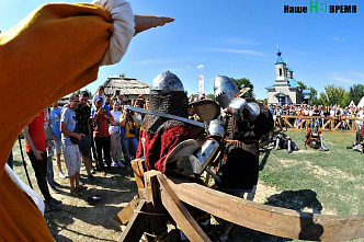 В Кумженской роще организовали «Рыцарский стан»