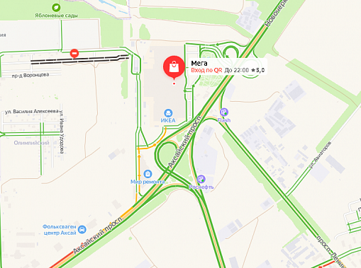 Причину эвакуации посетителей «Меги» до сих пор не назвали