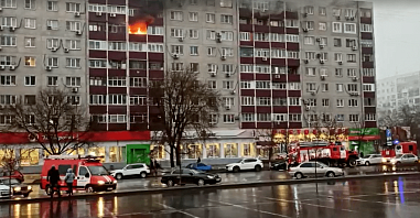 В Ростове-на-Дону эвакуировали 10 человек из-за пожара в многоэтажке