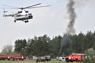 Донское МЧС отработало тушение ландшафтного пожара