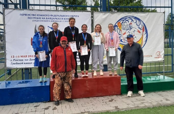 Ростовские гребцы отличились на первенстве ЮФО по гребле на байдарках и каноэ
