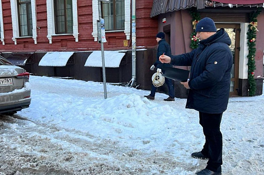 За заваленные снегом территории административная инспекция Ростовской области составила около 140 протоколов