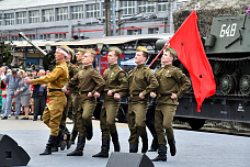 06 05 2026 Почти десять тысяч человек поприветствовали ретропоезд «Победа» в Ростове