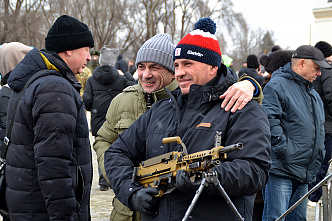 14 12 2024 Взору новочеркассцев представили трофейное вооружение
