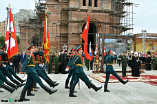 В Ростове передали знамена времен войны