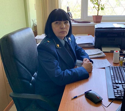 Старший помощник прокурора Железнодорожного района Ростова-на-Дону Ольга СОБОЛЕВСКАЯ