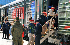 28 04 2025 Агитпоезд «Единство в памяти. Сила в подвиге!» побывал в донской столице